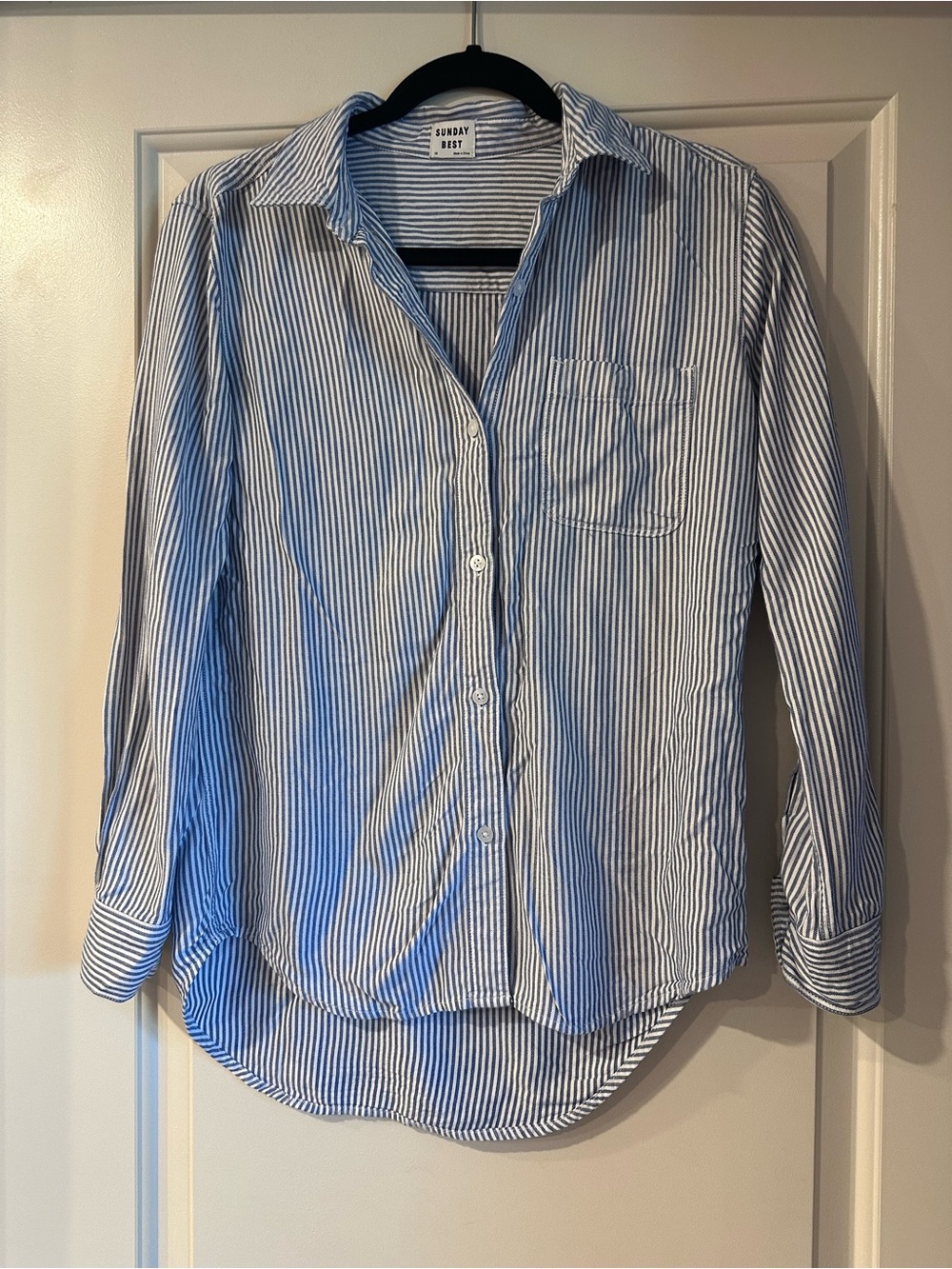 Sunday Best Striped Button Up Shirt